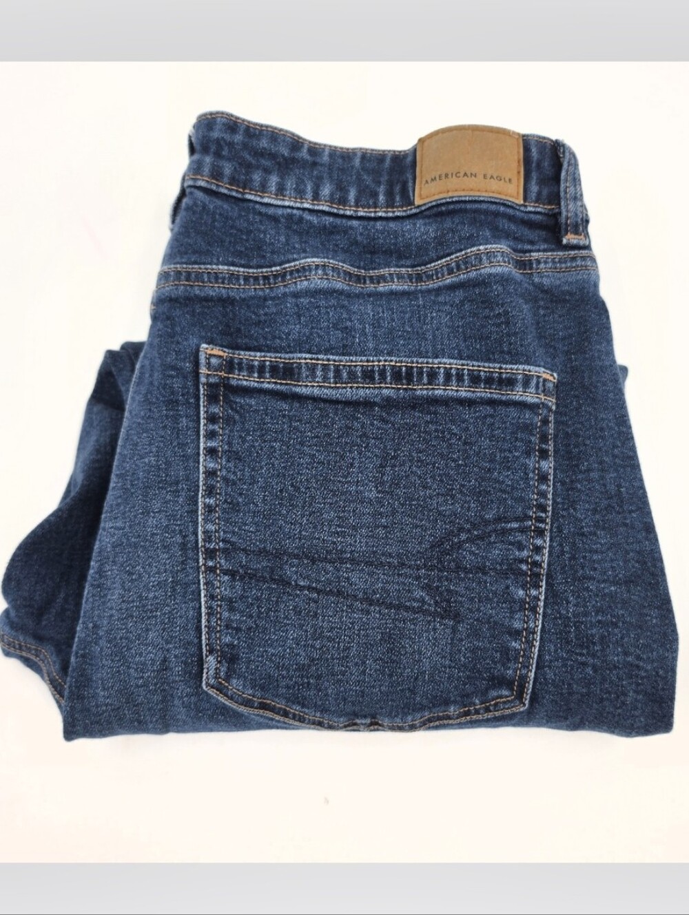 American Eagle Stretch Mom Jean 14 Short Dark Wash Denim